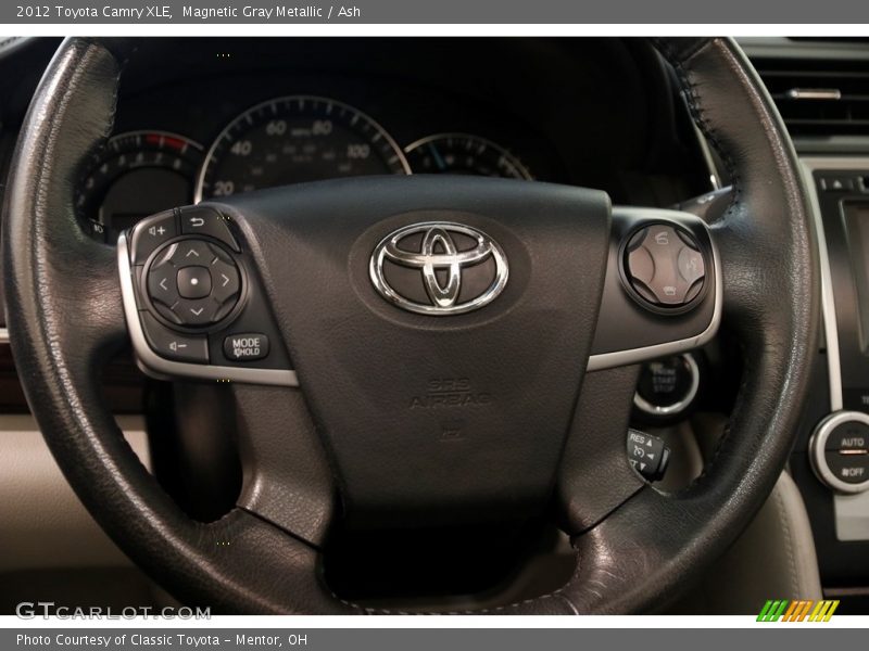 Magnetic Gray Metallic / Ash 2012 Toyota Camry XLE