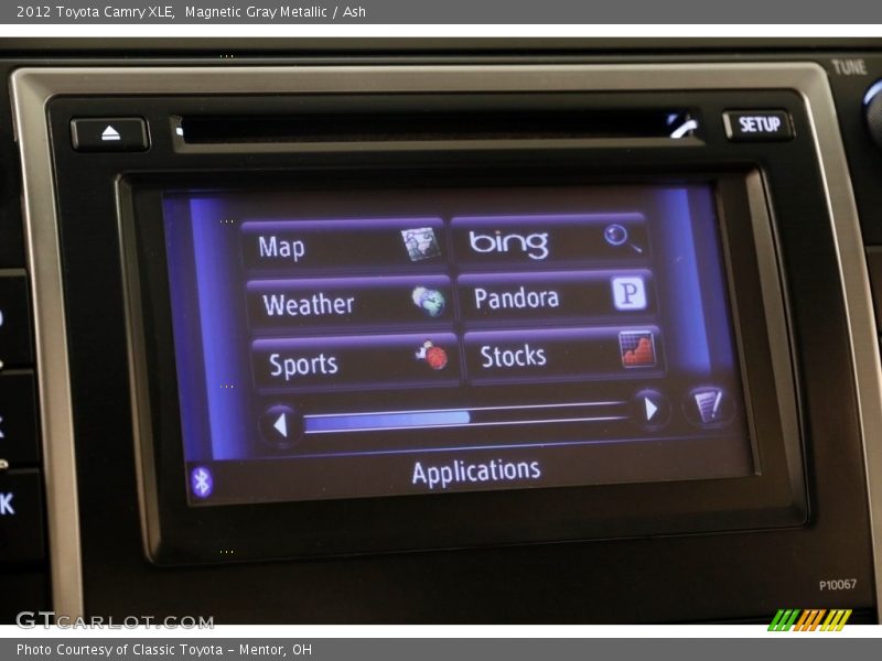 Magnetic Gray Metallic / Ash 2012 Toyota Camry XLE