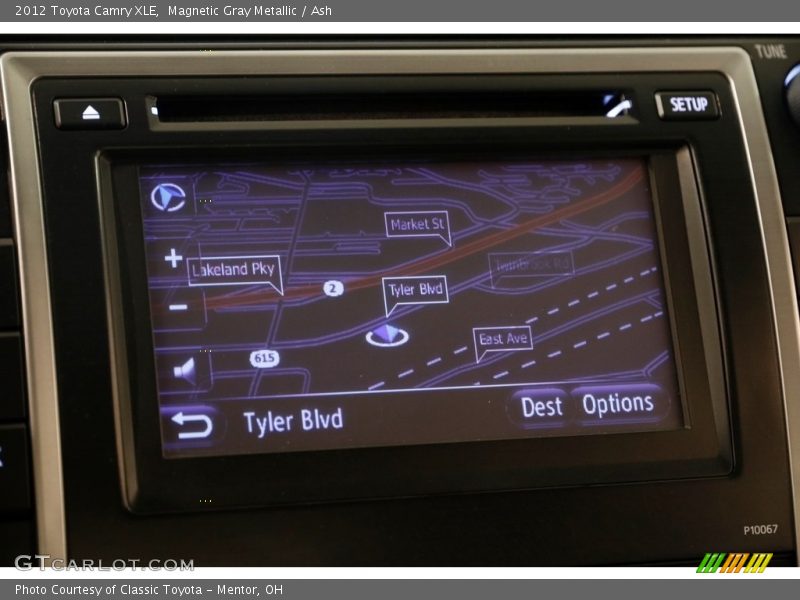 Magnetic Gray Metallic / Ash 2012 Toyota Camry XLE