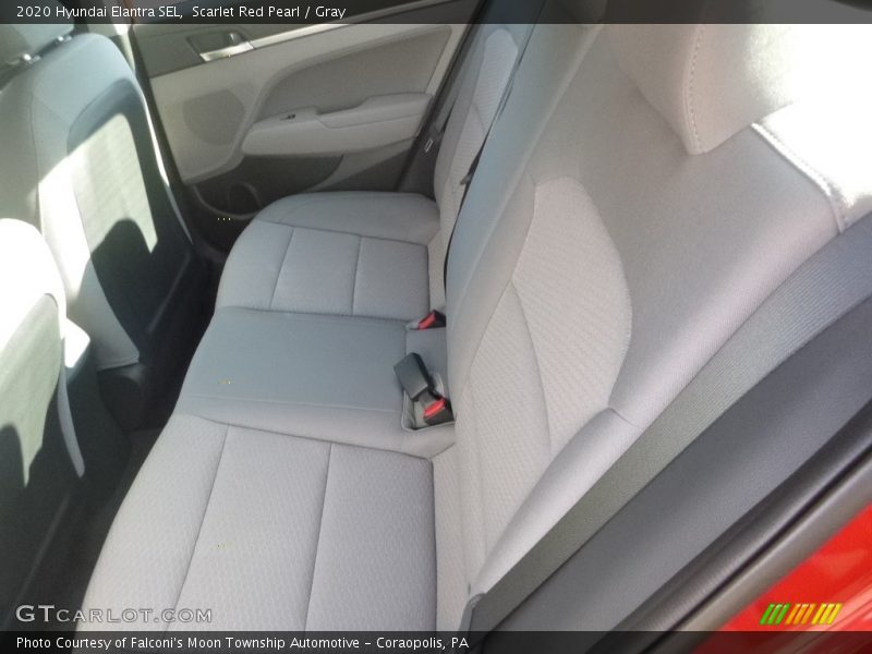 Scarlet Red Pearl / Gray 2020 Hyundai Elantra SEL