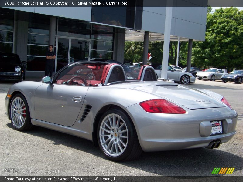 GT Silver Metallic / Carrera Red 2008 Porsche Boxster RS 60 Spyder