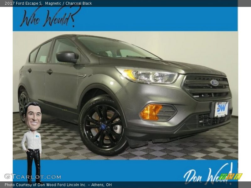 Magnetic / Charcoal Black 2017 Ford Escape S