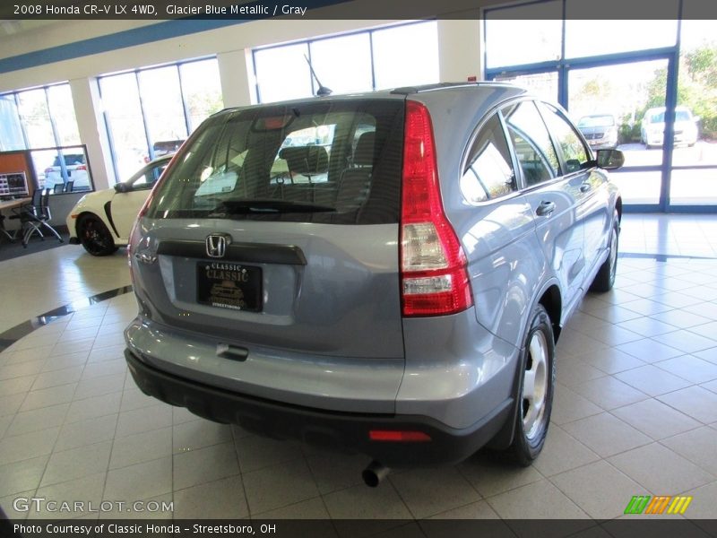 Glacier Blue Metallic / Gray 2008 Honda CR-V LX 4WD