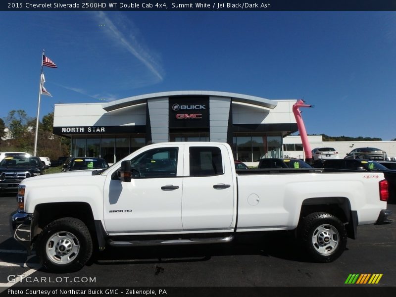 Summit White / Jet Black/Dark Ash 2015 Chevrolet Silverado 2500HD WT Double Cab 4x4