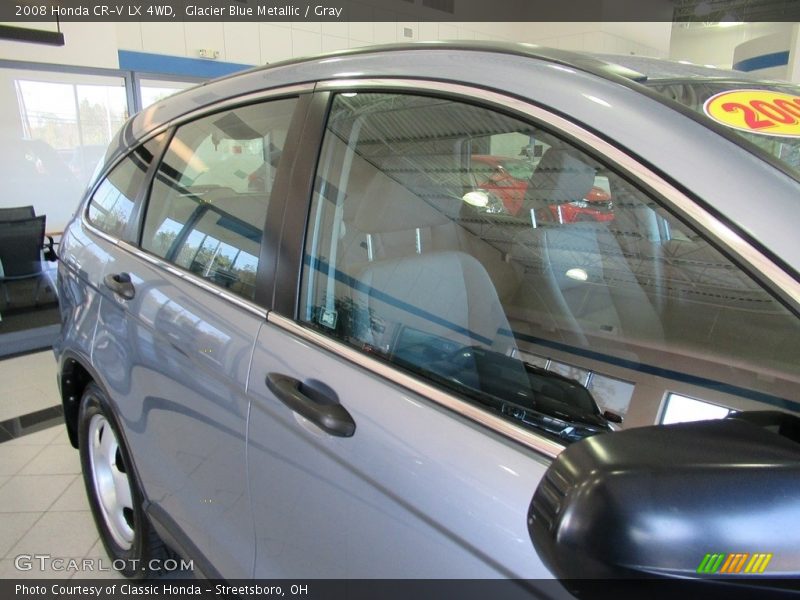 Glacier Blue Metallic / Gray 2008 Honda CR-V LX 4WD