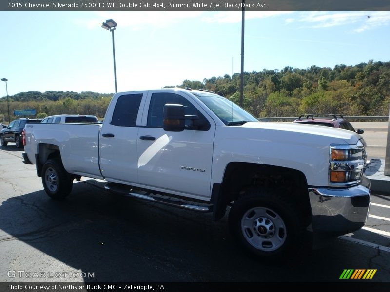 Summit White / Jet Black/Dark Ash 2015 Chevrolet Silverado 2500HD WT Double Cab 4x4