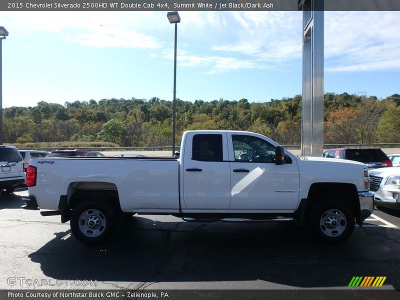 Summit White / Jet Black/Dark Ash 2015 Chevrolet Silverado 2500HD WT Double Cab 4x4