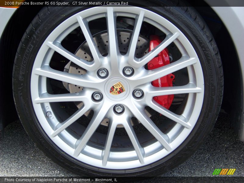 GT Silver Metallic / Carrera Red 2008 Porsche Boxster RS 60 Spyder