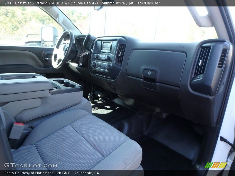 Summit White / Jet Black/Dark Ash 2015 Chevrolet Silverado 2500HD WT Double Cab 4x4