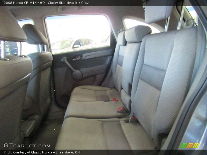 Glacier Blue Metallic / Gray 2008 Honda CR-V LX 4WD