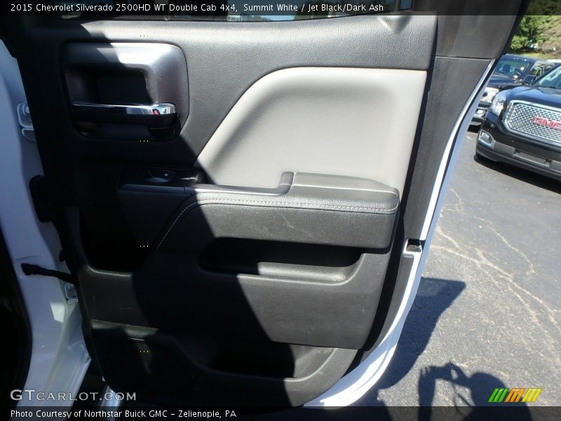 Summit White / Jet Black/Dark Ash 2015 Chevrolet Silverado 2500HD WT Double Cab 4x4