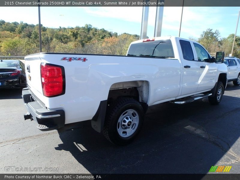 Summit White / Jet Black/Dark Ash 2015 Chevrolet Silverado 2500HD WT Double Cab 4x4