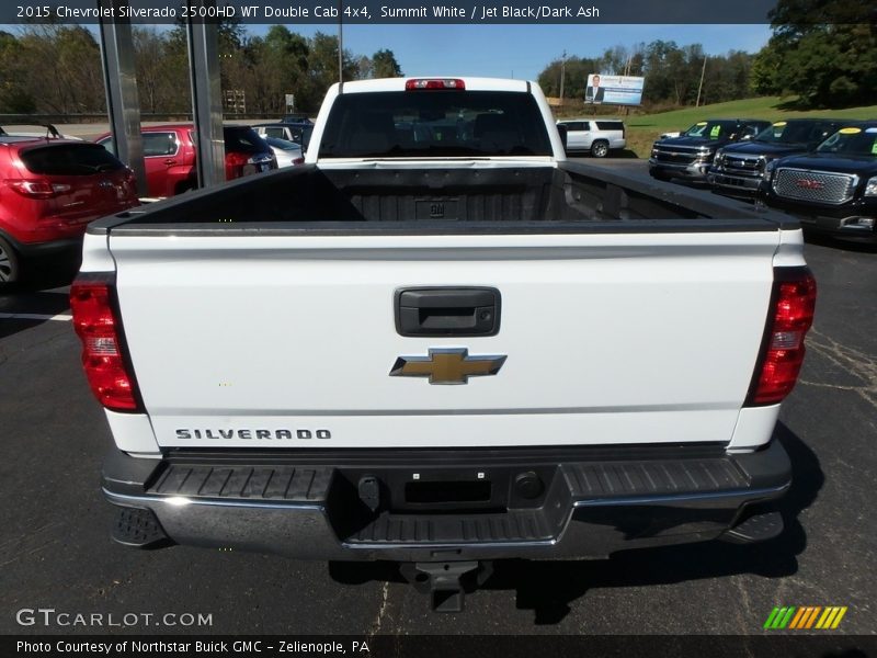Summit White / Jet Black/Dark Ash 2015 Chevrolet Silverado 2500HD WT Double Cab 4x4