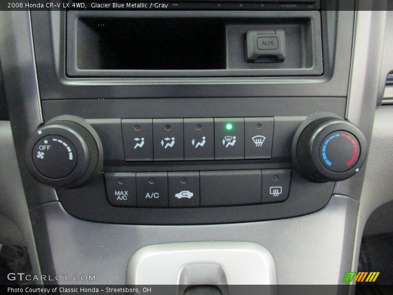 Glacier Blue Metallic / Gray 2008 Honda CR-V LX 4WD