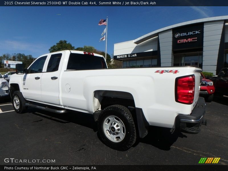Summit White / Jet Black/Dark Ash 2015 Chevrolet Silverado 2500HD WT Double Cab 4x4