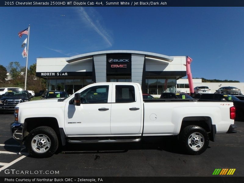 Summit White / Jet Black/Dark Ash 2015 Chevrolet Silverado 2500HD WT Double Cab 4x4