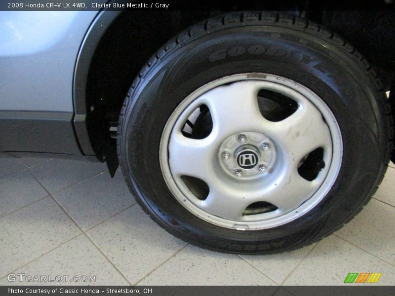 Glacier Blue Metallic / Gray 2008 Honda CR-V LX 4WD