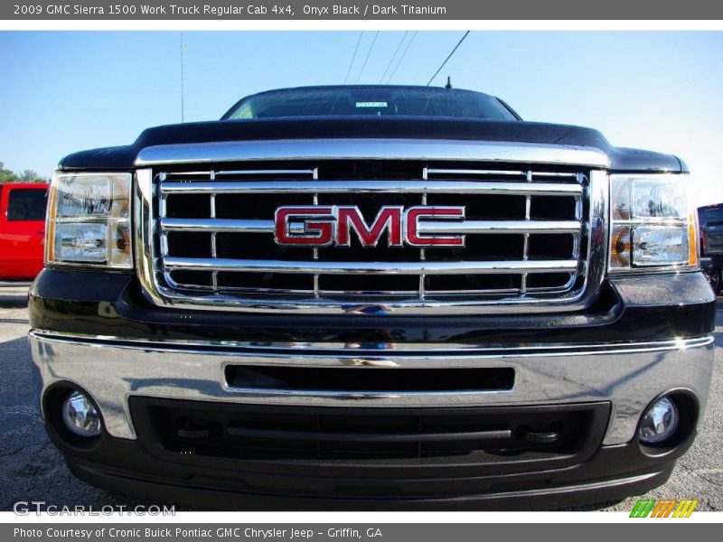 Onyx Black / Dark Titanium 2009 GMC Sierra 1500 Work Truck Regular Cab 4x4