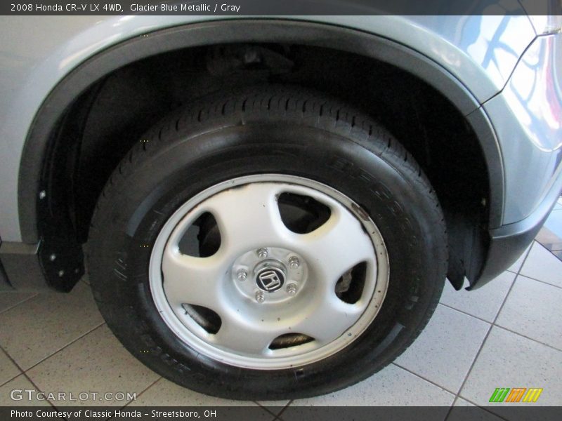 Glacier Blue Metallic / Gray 2008 Honda CR-V LX 4WD