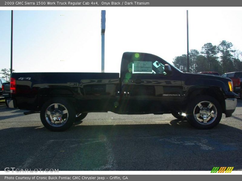 Onyx Black / Dark Titanium 2009 GMC Sierra 1500 Work Truck Regular Cab 4x4