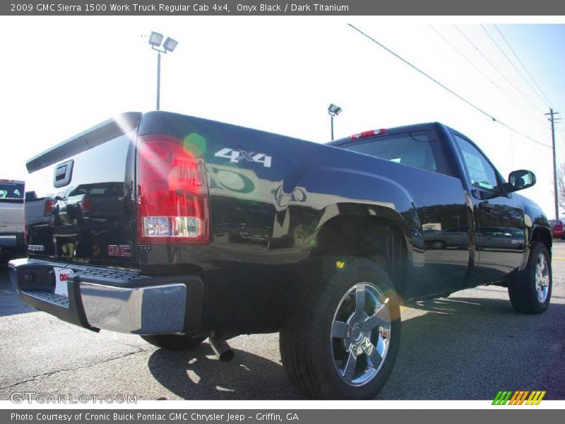 Onyx Black / Dark Titanium 2009 GMC Sierra 1500 Work Truck Regular Cab 4x4