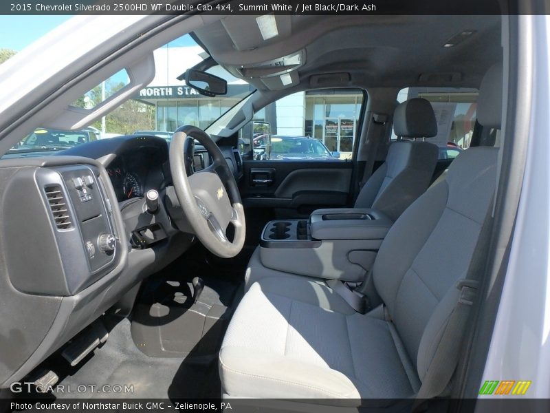 Summit White / Jet Black/Dark Ash 2015 Chevrolet Silverado 2500HD WT Double Cab 4x4