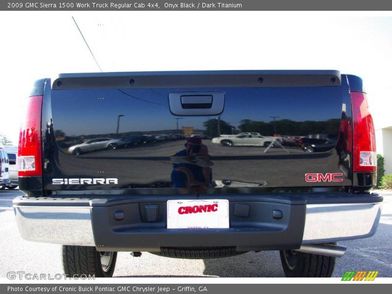 Onyx Black / Dark Titanium 2009 GMC Sierra 1500 Work Truck Regular Cab 4x4