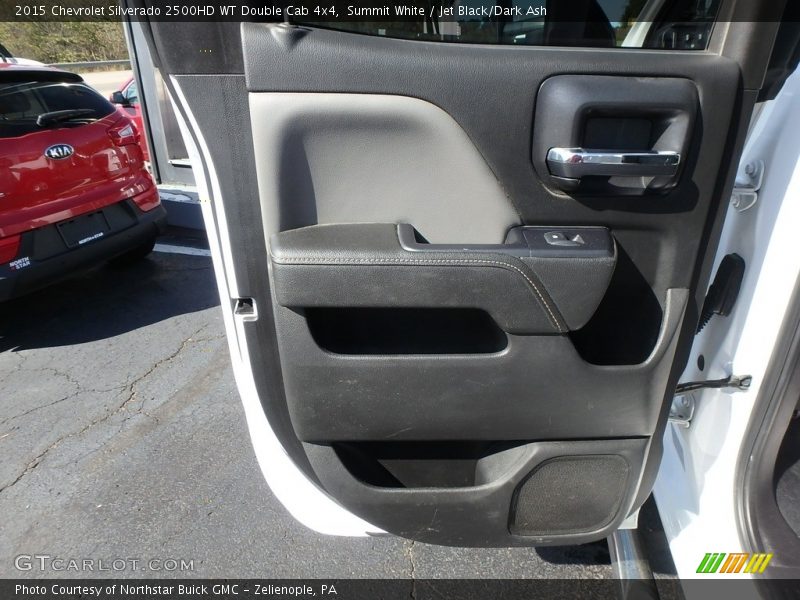 Summit White / Jet Black/Dark Ash 2015 Chevrolet Silverado 2500HD WT Double Cab 4x4
