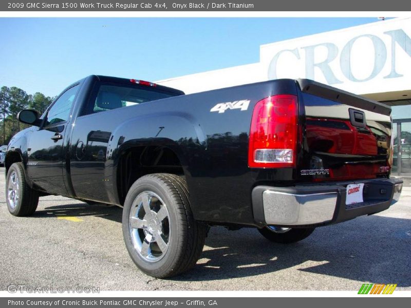 Onyx Black / Dark Titanium 2009 GMC Sierra 1500 Work Truck Regular Cab 4x4