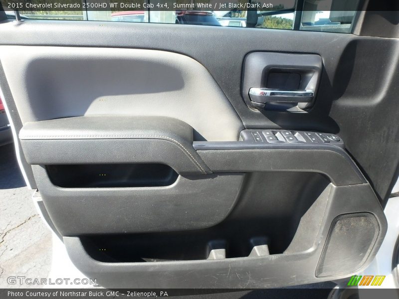Summit White / Jet Black/Dark Ash 2015 Chevrolet Silverado 2500HD WT Double Cab 4x4