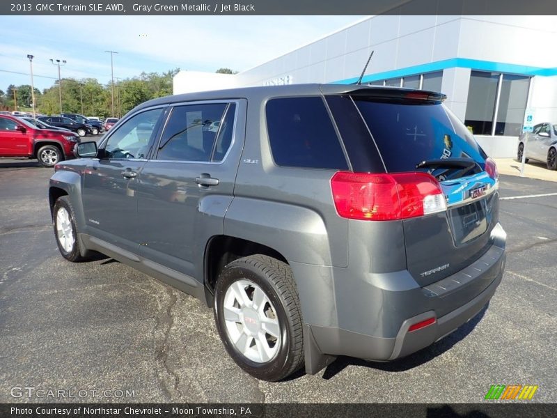 Gray Green Metallic / Jet Black 2013 GMC Terrain SLE AWD