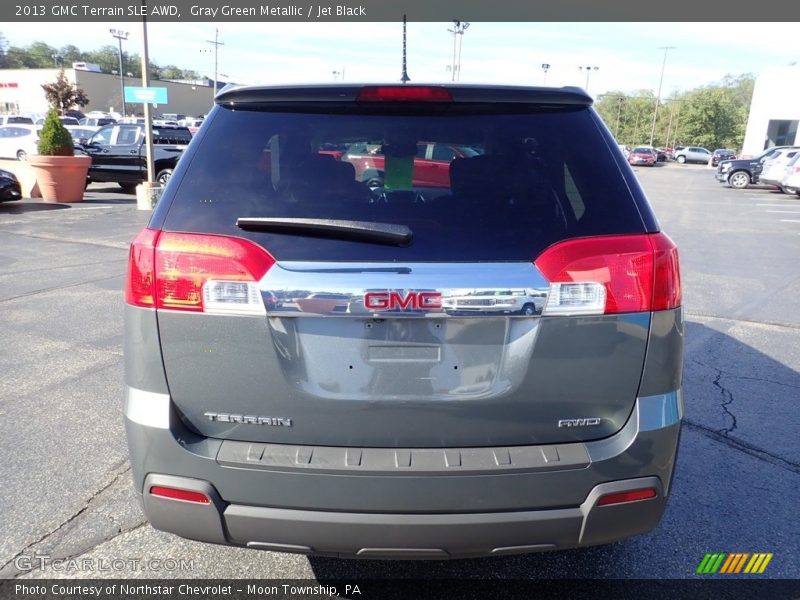 Gray Green Metallic / Jet Black 2013 GMC Terrain SLE AWD