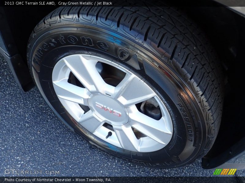 Gray Green Metallic / Jet Black 2013 GMC Terrain SLE AWD