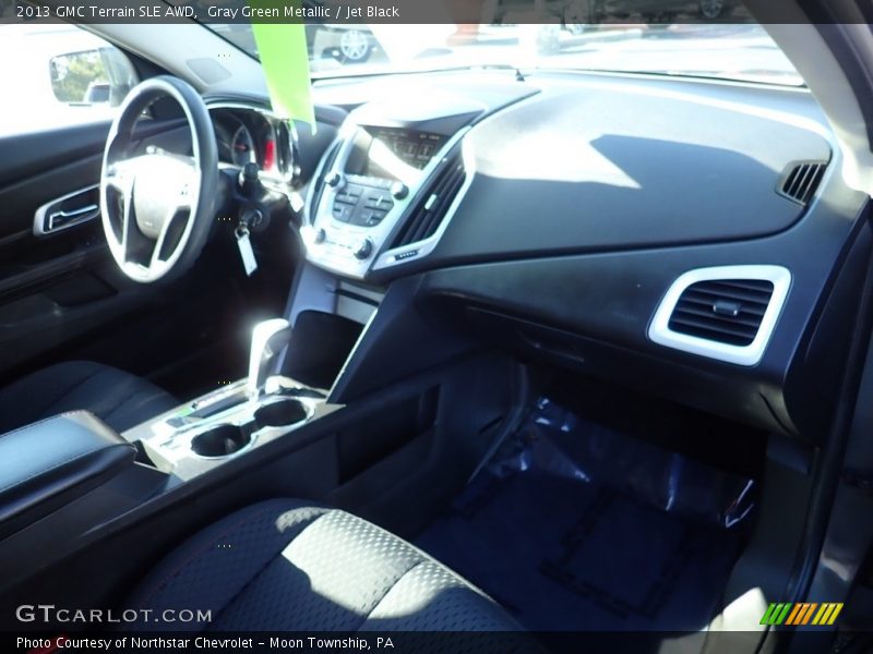 Gray Green Metallic / Jet Black 2013 GMC Terrain SLE AWD