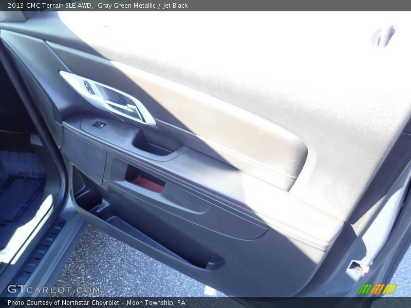 Gray Green Metallic / Jet Black 2013 GMC Terrain SLE AWD