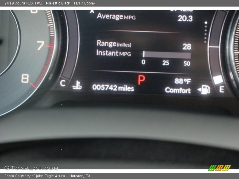 Majestic Black Pearl / Ebony 2019 Acura RDX FWD