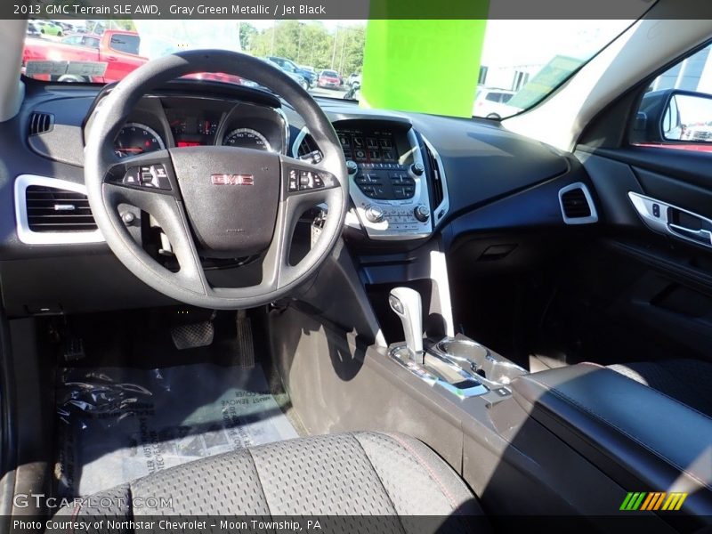 Gray Green Metallic / Jet Black 2013 GMC Terrain SLE AWD