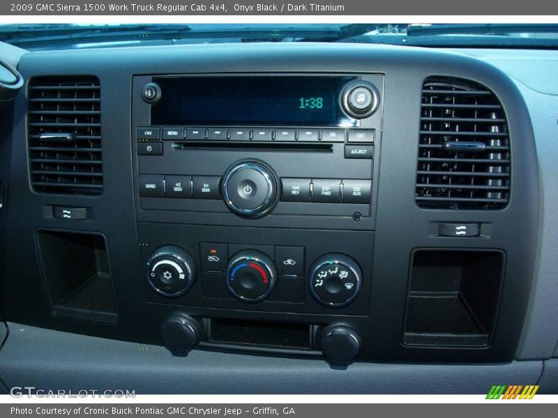 Onyx Black / Dark Titanium 2009 GMC Sierra 1500 Work Truck Regular Cab 4x4