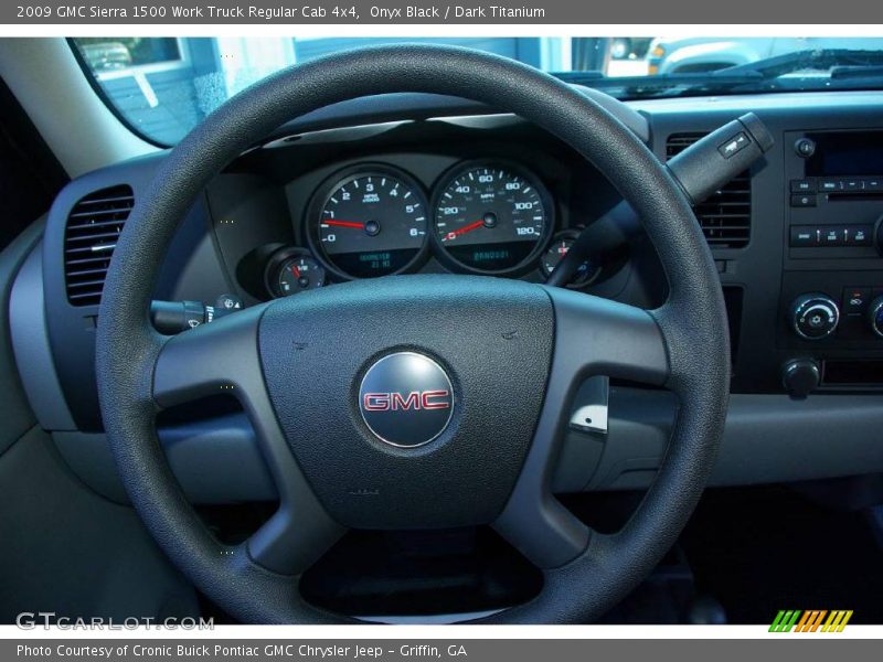 Onyx Black / Dark Titanium 2009 GMC Sierra 1500 Work Truck Regular Cab 4x4