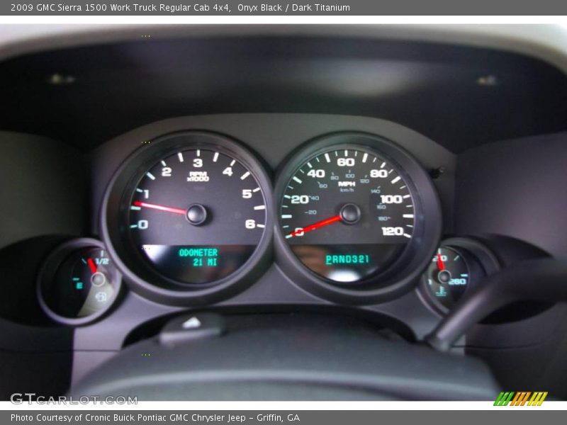 Onyx Black / Dark Titanium 2009 GMC Sierra 1500 Work Truck Regular Cab 4x4
