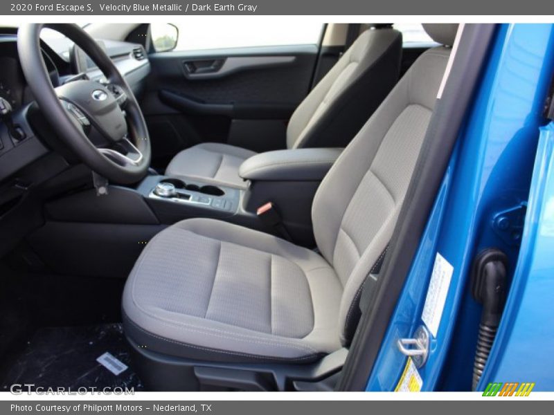 Front Seat of 2020 Escape S