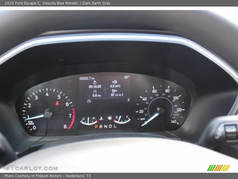  2020 Escape S S Gauges