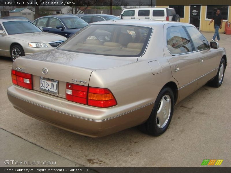 Beige Metallic / Ivory 1998 Lexus LS 400