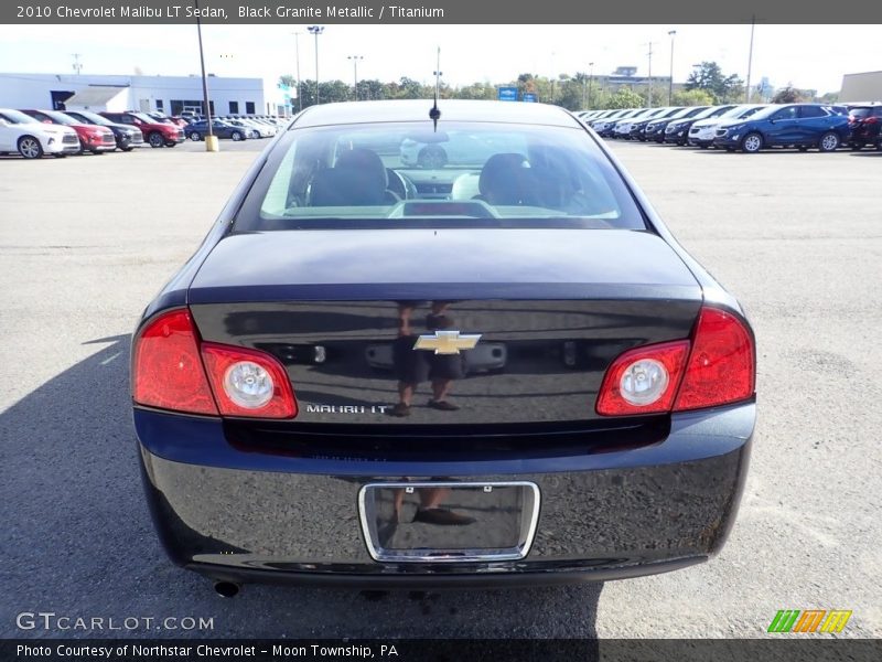 Black Granite Metallic / Titanium 2010 Chevrolet Malibu LT Sedan