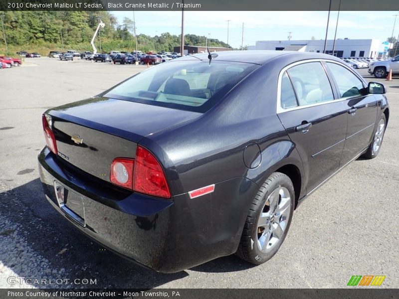 Black Granite Metallic / Titanium 2010 Chevrolet Malibu LT Sedan