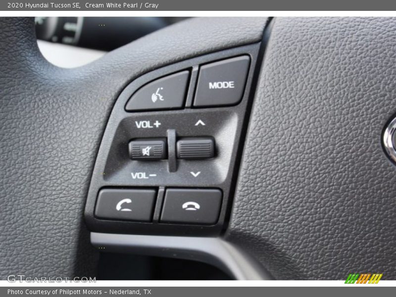Cream White Pearl / Gray 2020 Hyundai Tucson SE