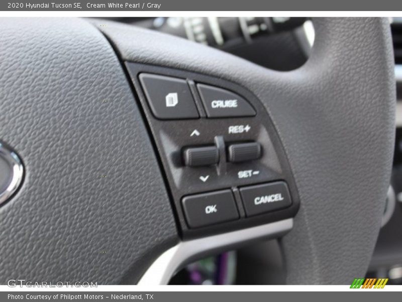 Cream White Pearl / Gray 2020 Hyundai Tucson SE