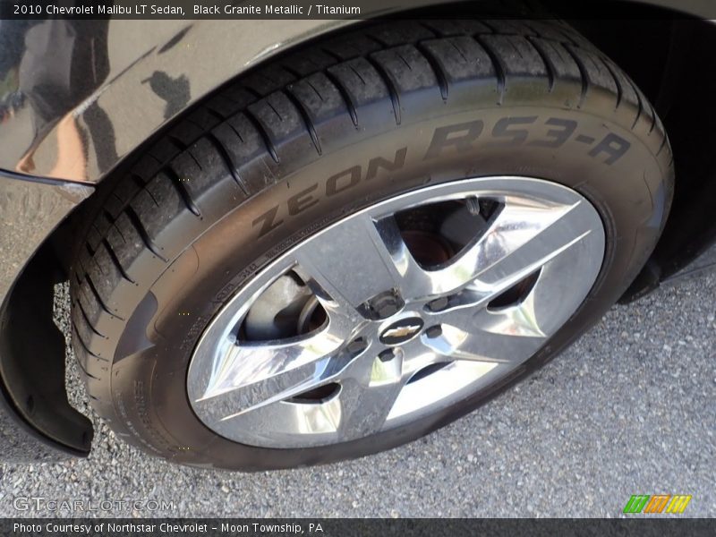 Black Granite Metallic / Titanium 2010 Chevrolet Malibu LT Sedan