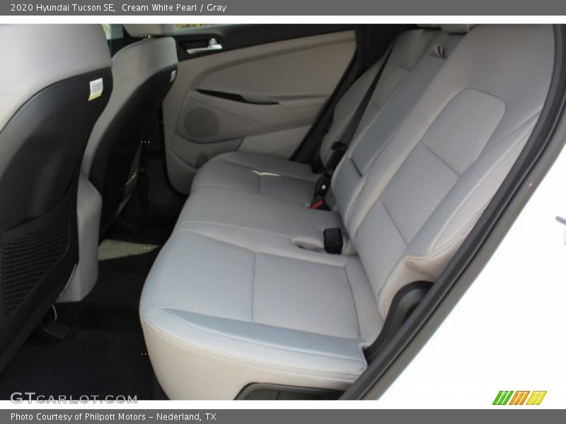 Cream White Pearl / Gray 2020 Hyundai Tucson SE