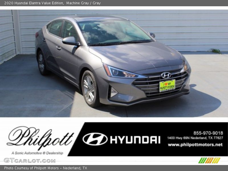 Machine Gray / Gray 2020 Hyundai Elantra Value Edition